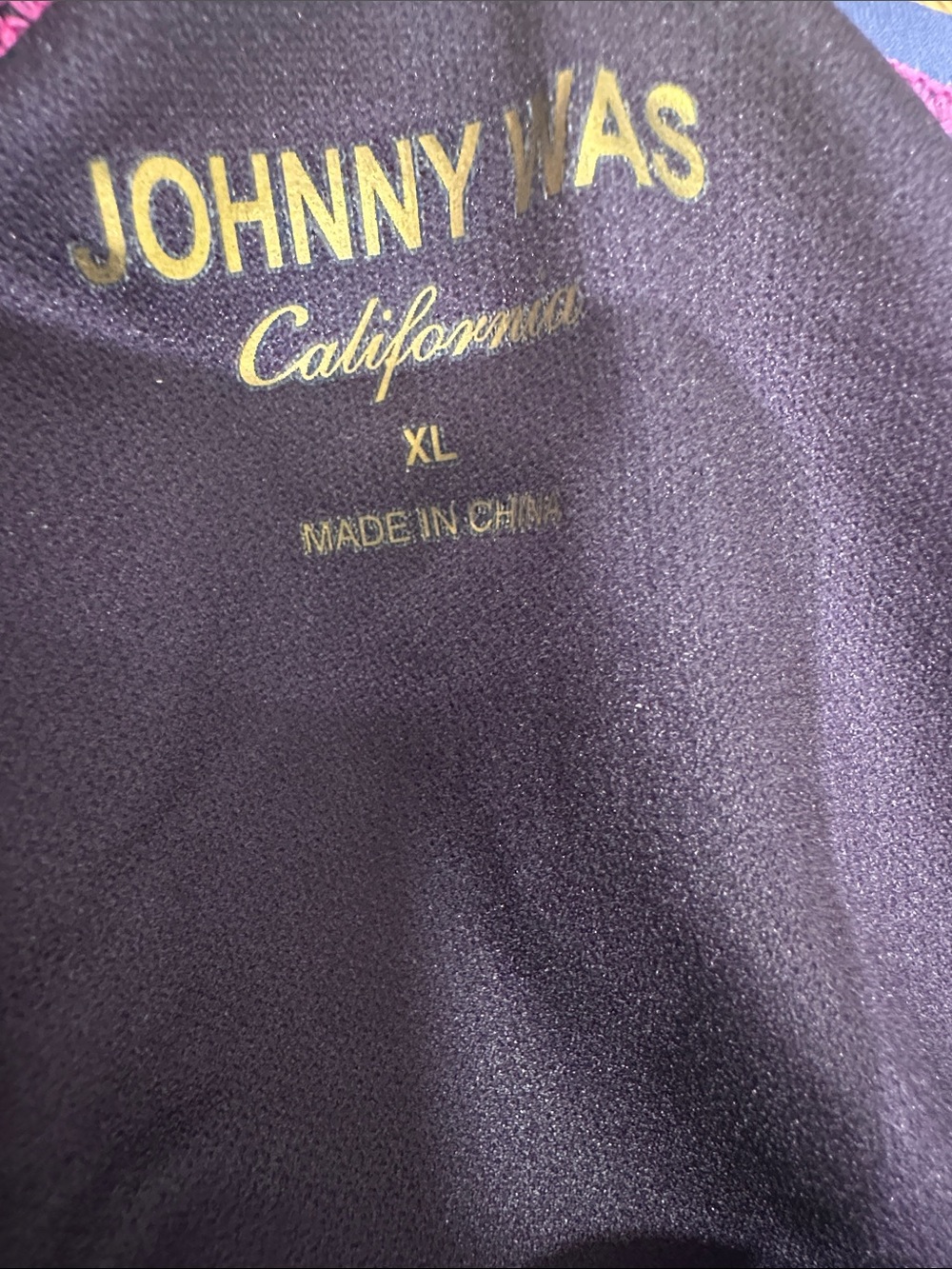 Johnny Was California XL Floral Butterfly Colorblock One Piece Swimsuit - Picture 3 of 13